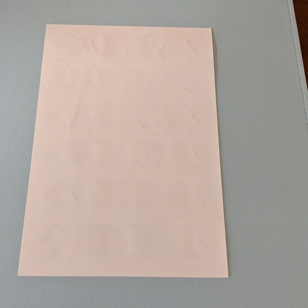 RARE! Vintage 90's Rainbow Sticker Sheet 6 Sections Current Inc Stationery
